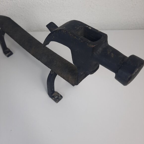 Welded Scrap Metal Dog Figurine Hammer Head Boot Scraper 15", 6" Tall UNIQUE VTG - Picture 10 of 10